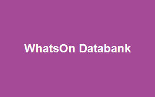 WhatsOn Databank